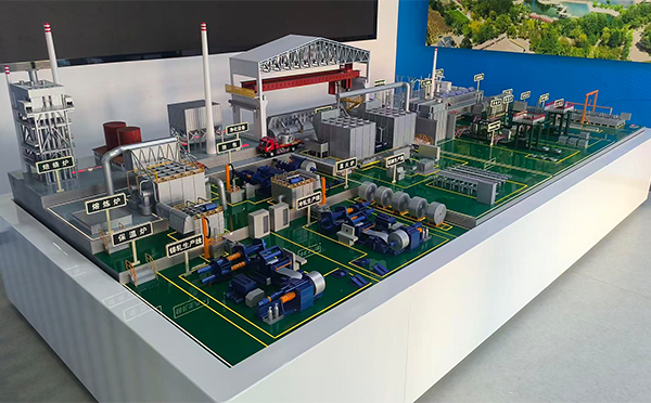 酒钢集团东铝厂-铝材生产线两当机械模型